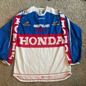 Honda/No Fear Vintage Motocross Jersey in Sz M in great vintage condition